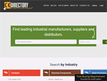 Tablet Screenshot of cedirectory.com